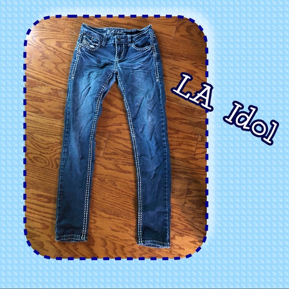L.A. idol Denim - LA Idol Studded Skinny Jeans🔵